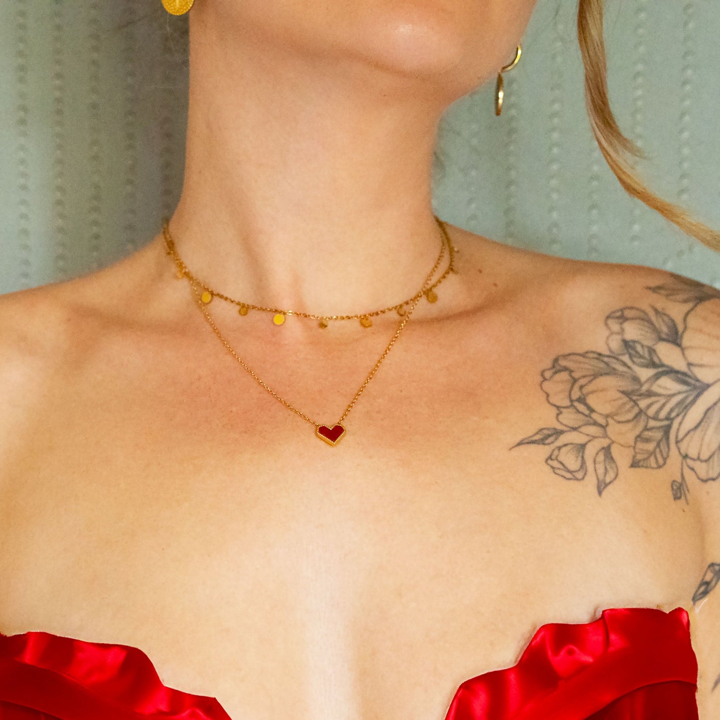 Halskette mit Coin - Charms