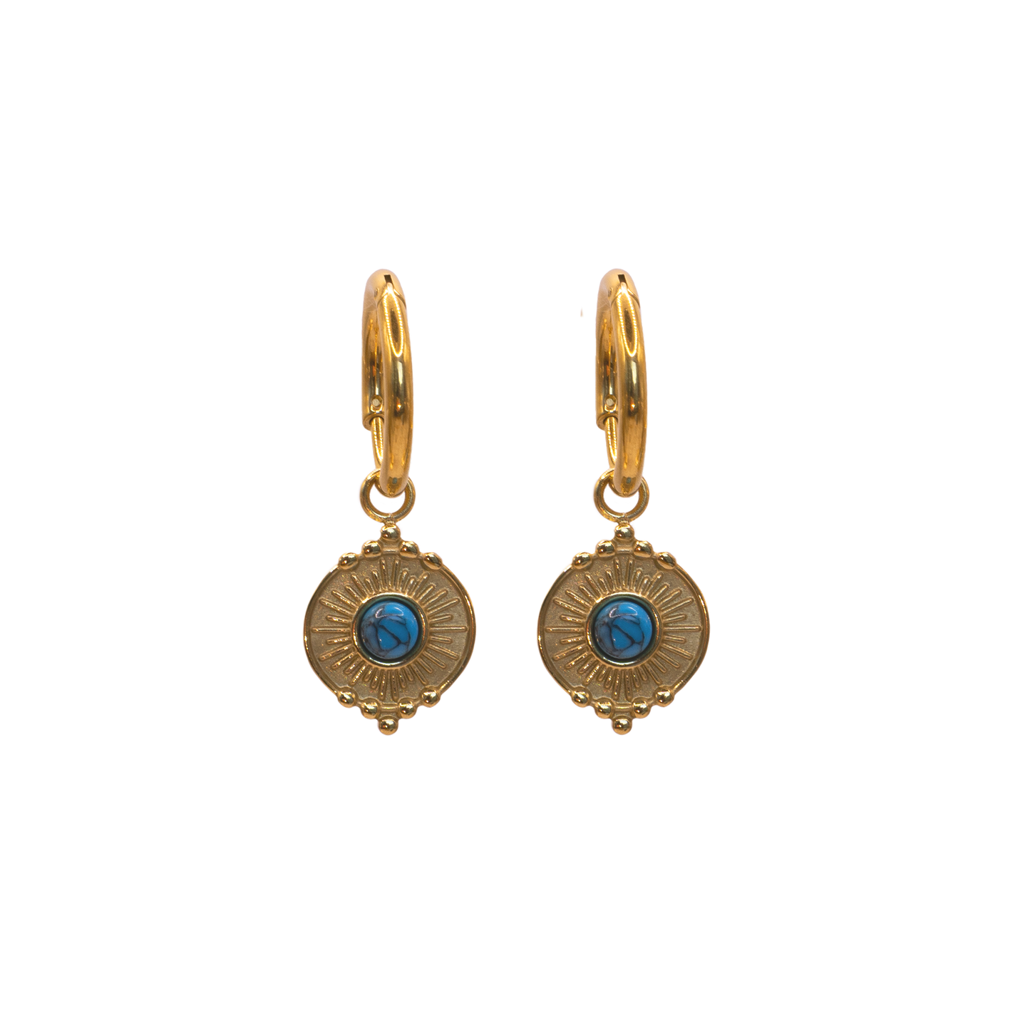 Boho Amulett Ohrringe " Sun Aura"