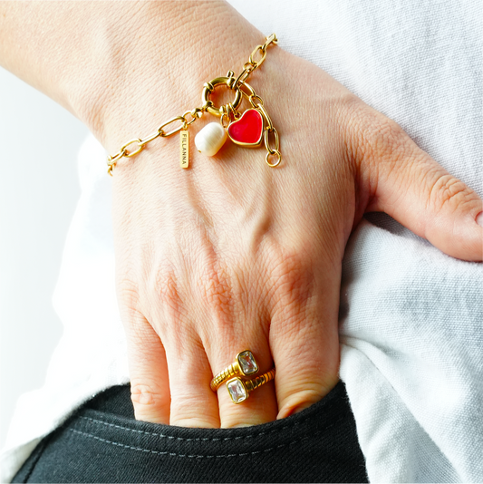 Charm Armband mit Herz