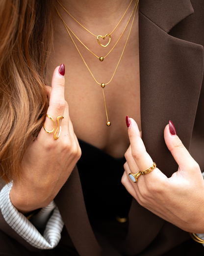 Zarte Herz Halskette