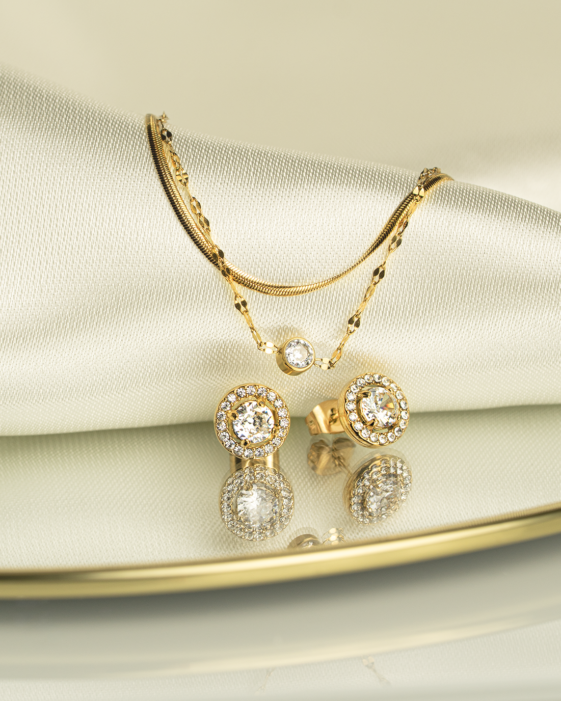 Duo di Luce - Zarte Eleganz mit funkelnder Zirkonia