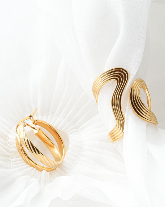 Duo Ondara - Eleganta - Ohrringe & Ring