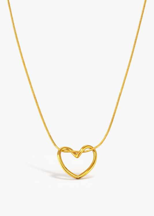 Ніжне кольє з сердечками