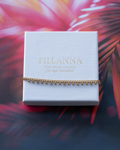 Витончений браслет з кубічним цирконієм