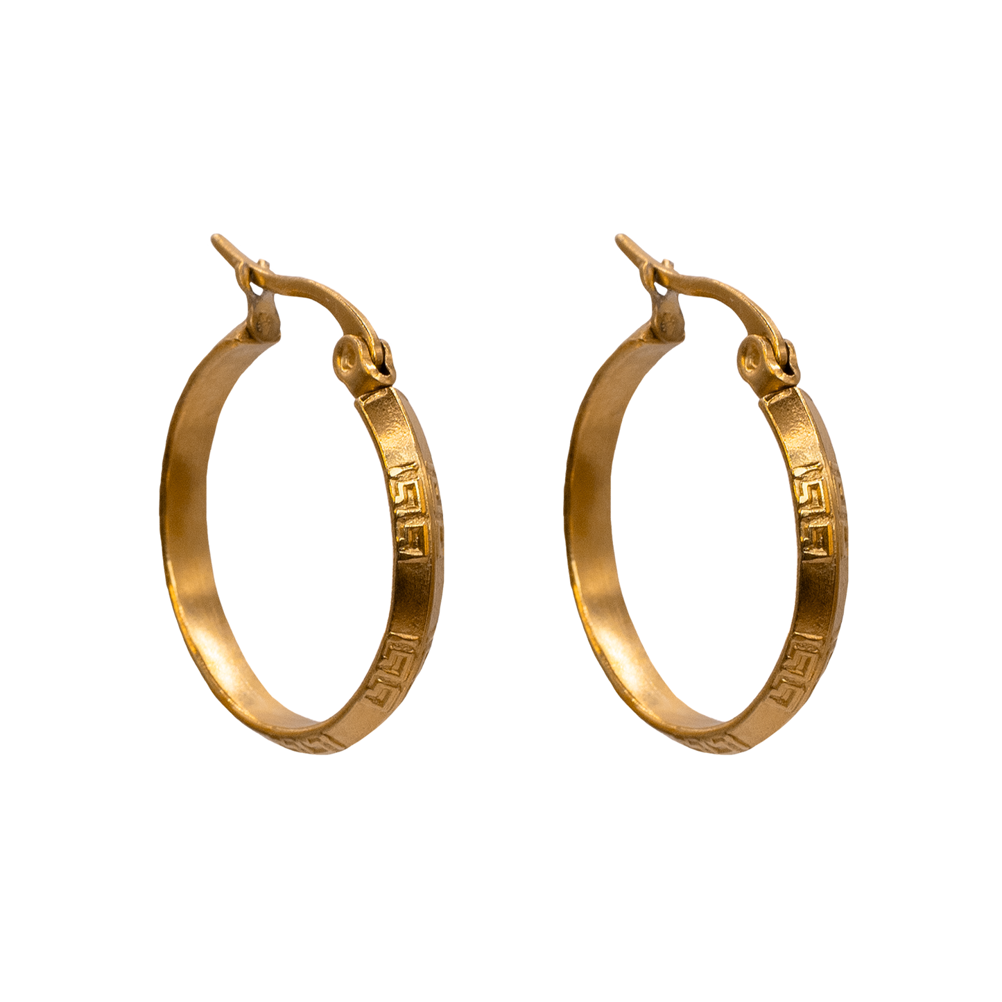 Antik inspirierte Meander Creolen