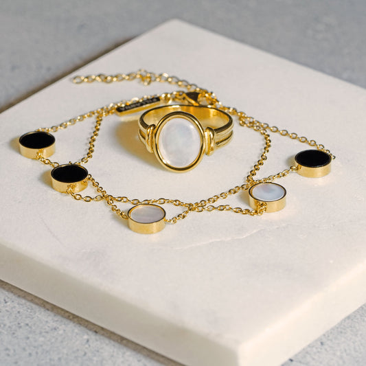 Bianco & Oro - Sanfte Eleganz in Gold und Weiß