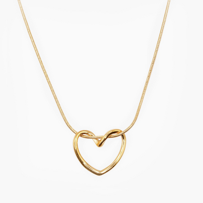 Zarte Herz Halskette