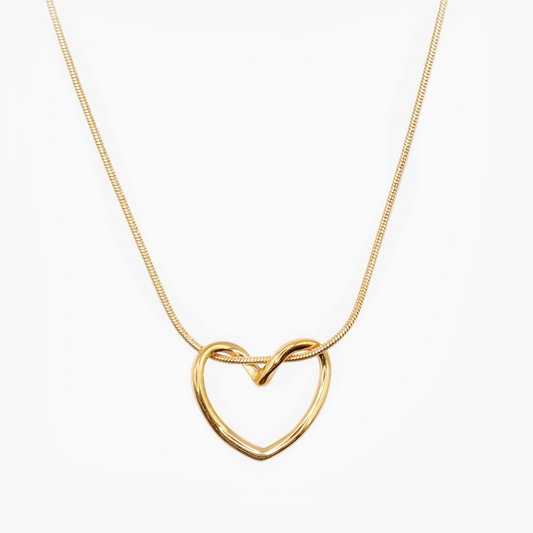 Zarte Herz Halskette