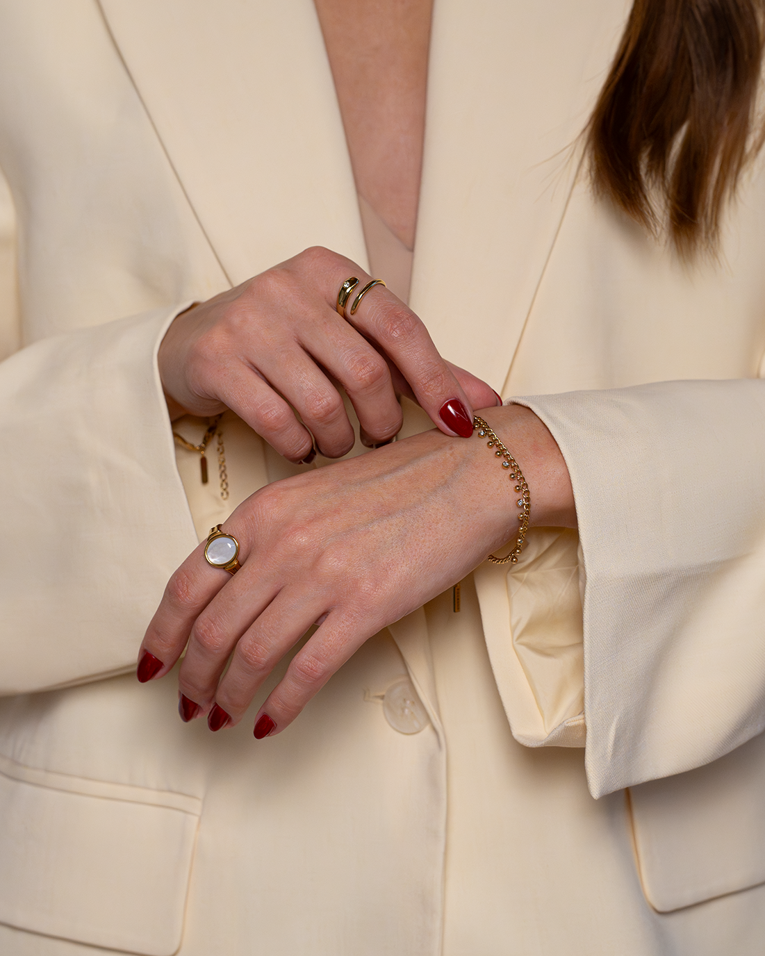 Витончений браслет з кубічним цирконієм