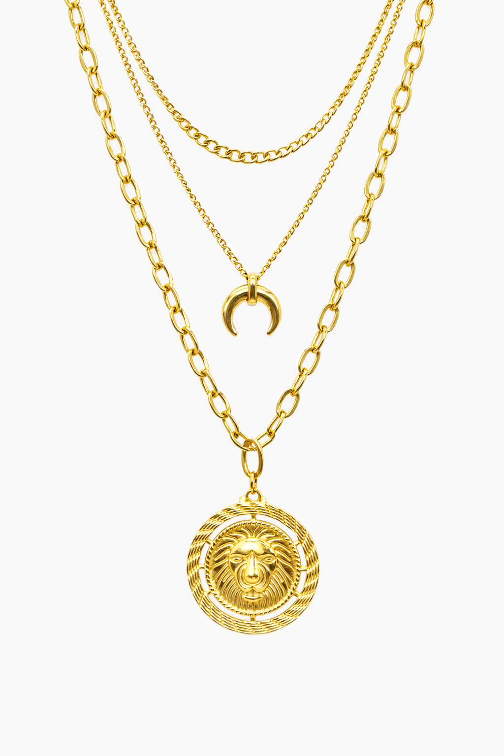 Намисто з античним медальйоном лева